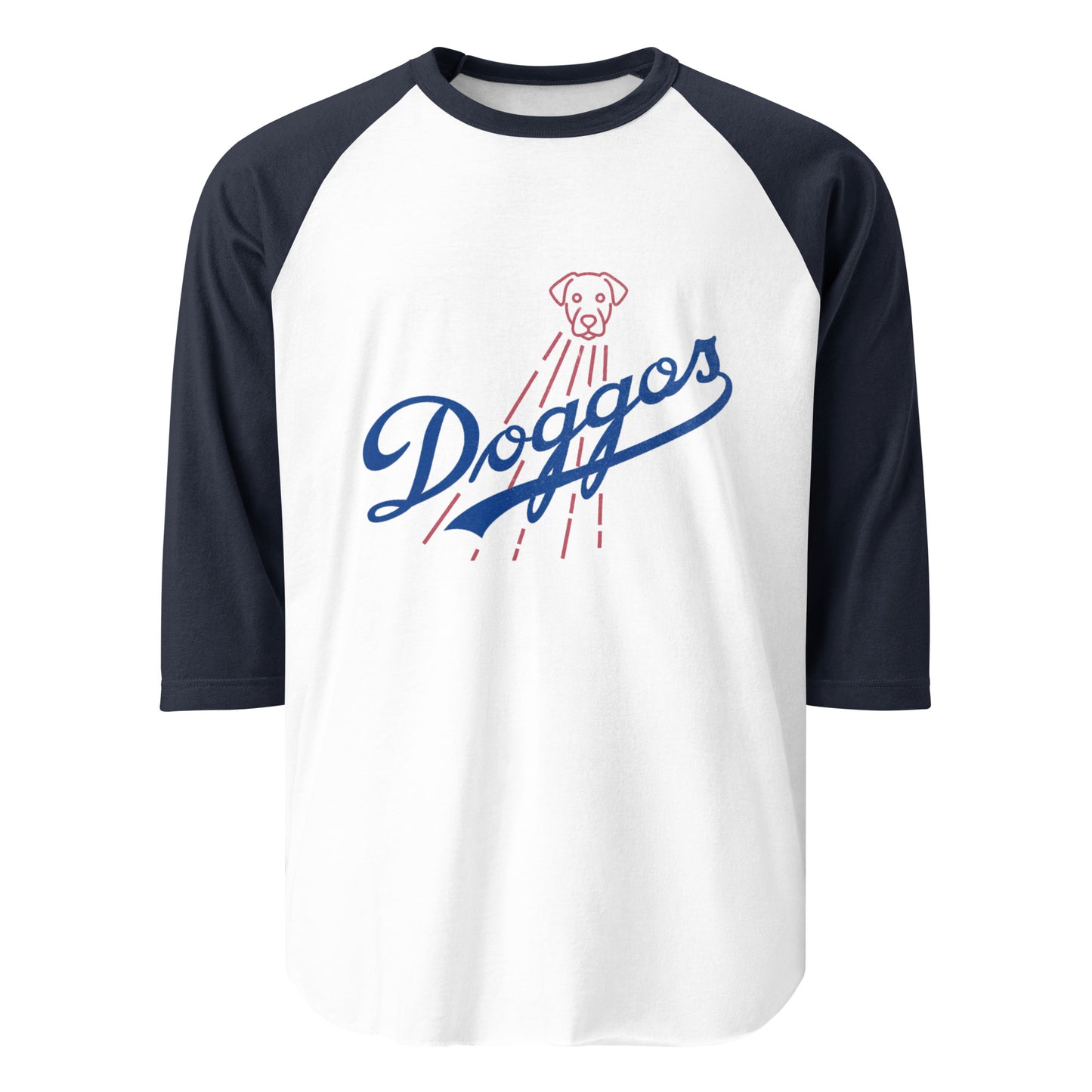 Doggos 3/4 sleeve raglan shirt