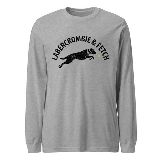 A Jumping Dog Unisex Long Sleeve Tee