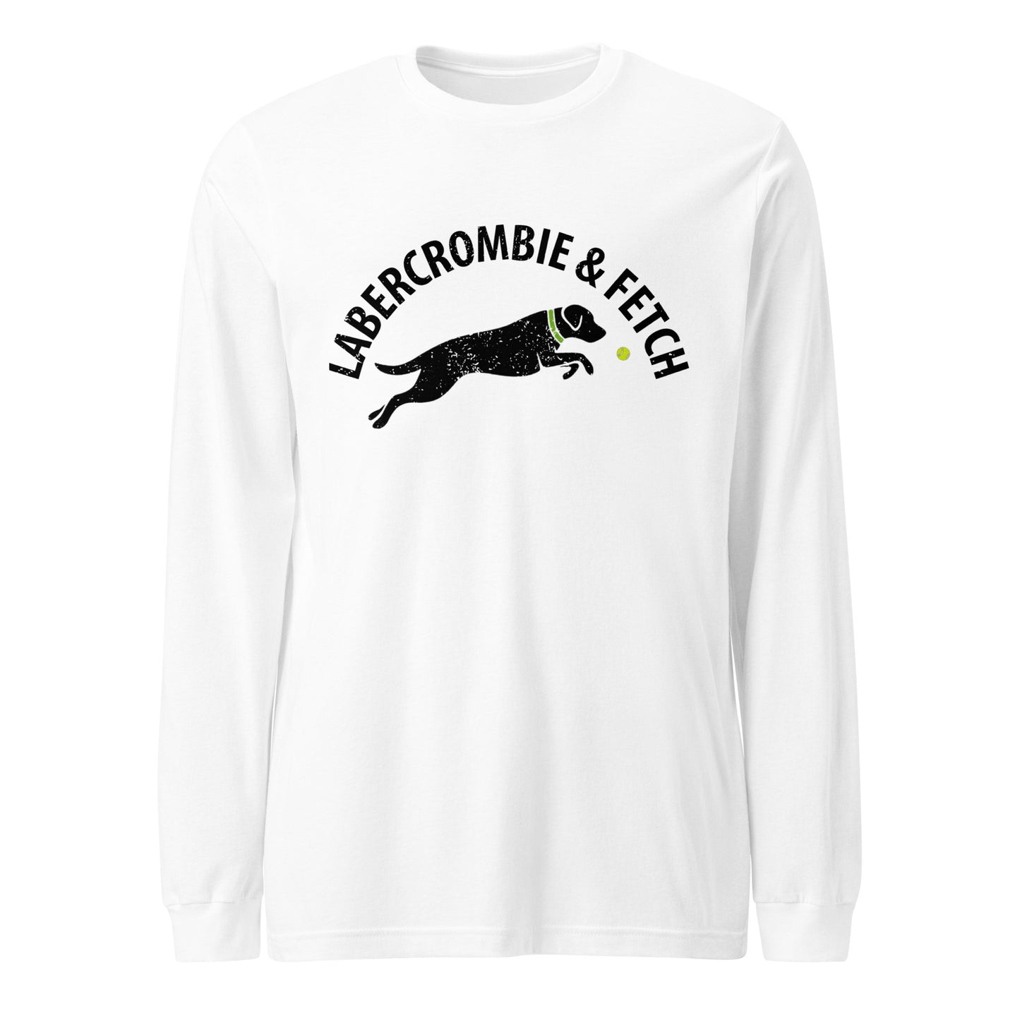 A Jumping Dog Unisex Long Sleeve Tee