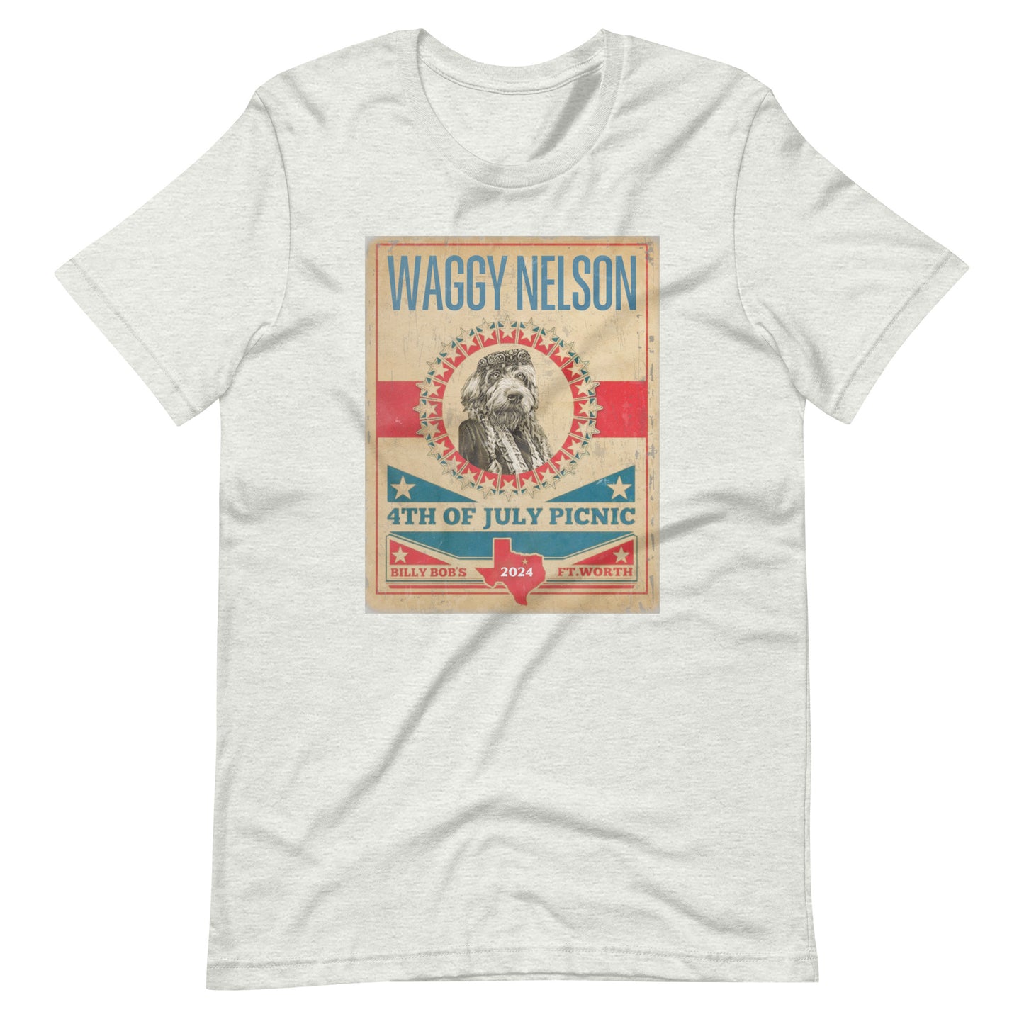 4th of July Waggy Nelson Unisex t-shirt