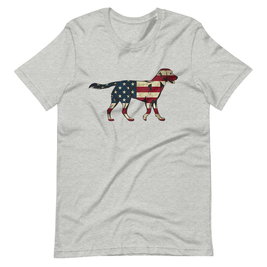 4th of July American Labrador Unisex t-shirt