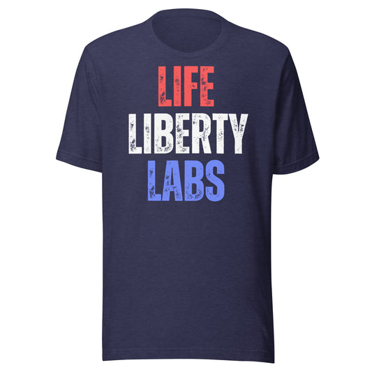 LIFE LIBERTY LABS Unisex t-shirt