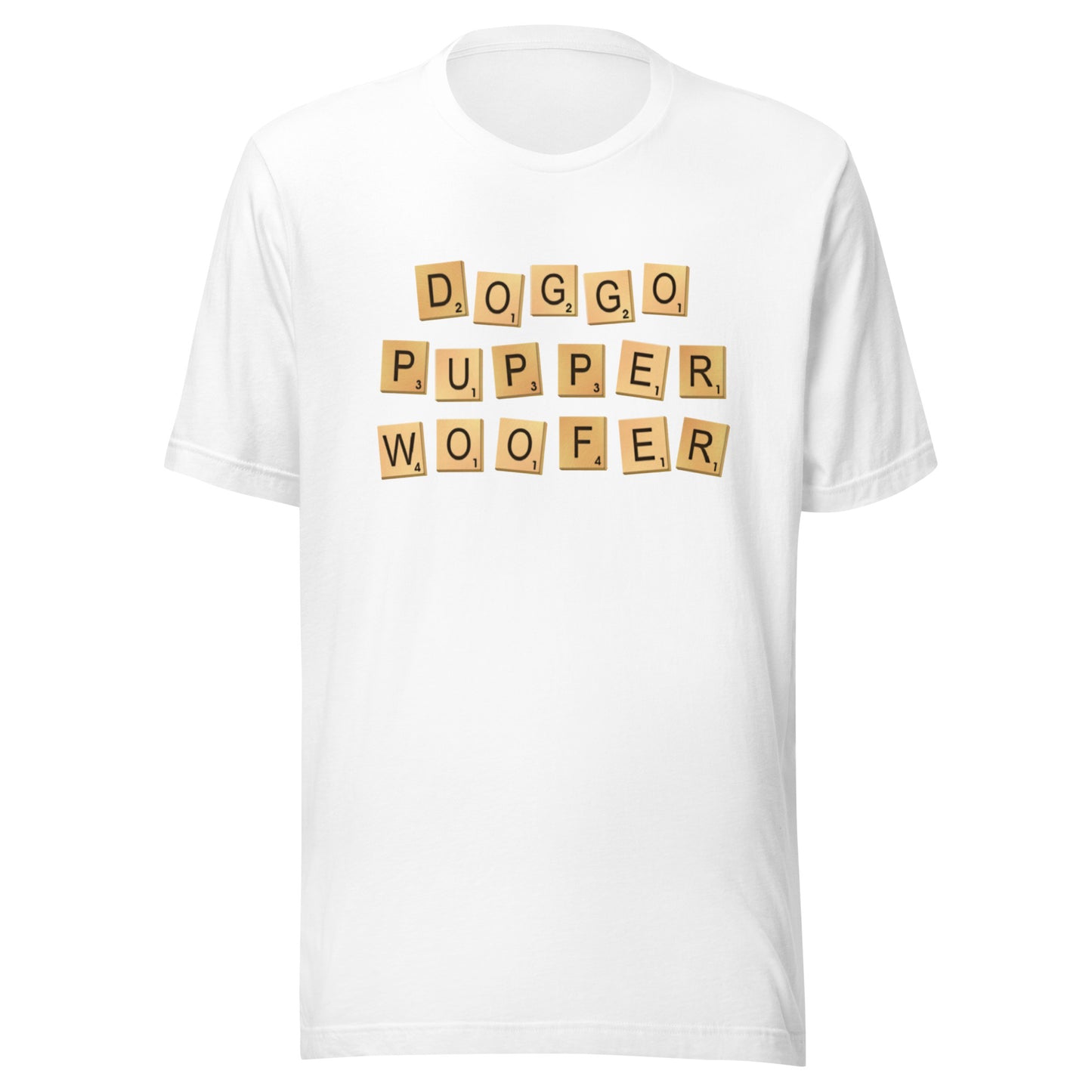 Scrabble Doggo Unisex t-shirt