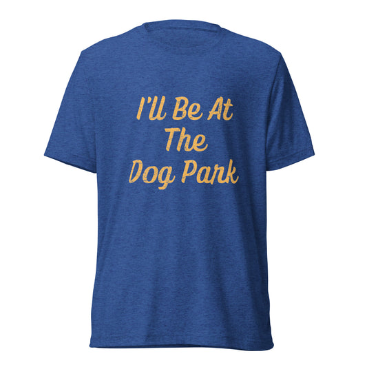 At the dog park Short sleeve t-shirt