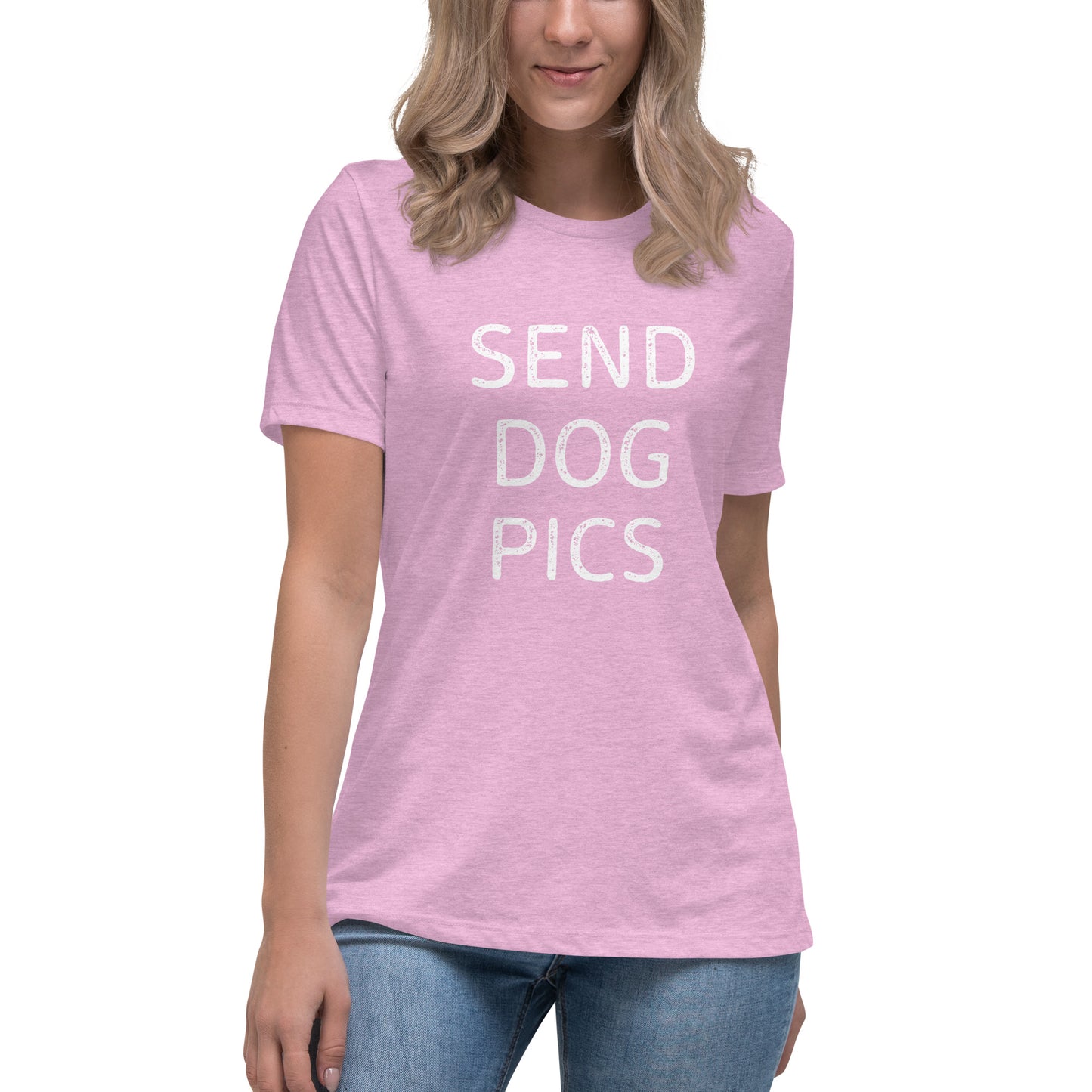 Send Dog Pics Women's Relaxed T-Shirt