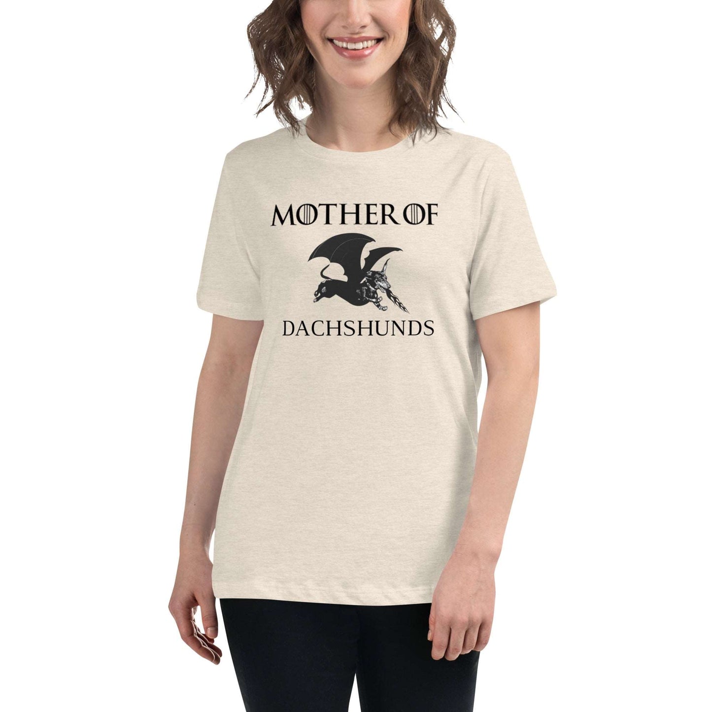 Game of Bones Mother of Dachshunds Women's Relaxed T-Shirt