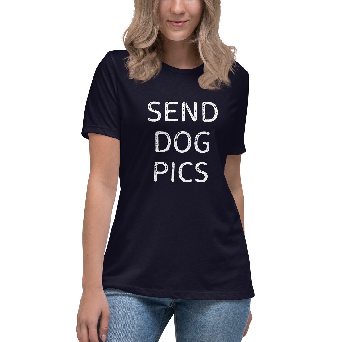Send Dog Pics Women's Relaxed T-Shirt