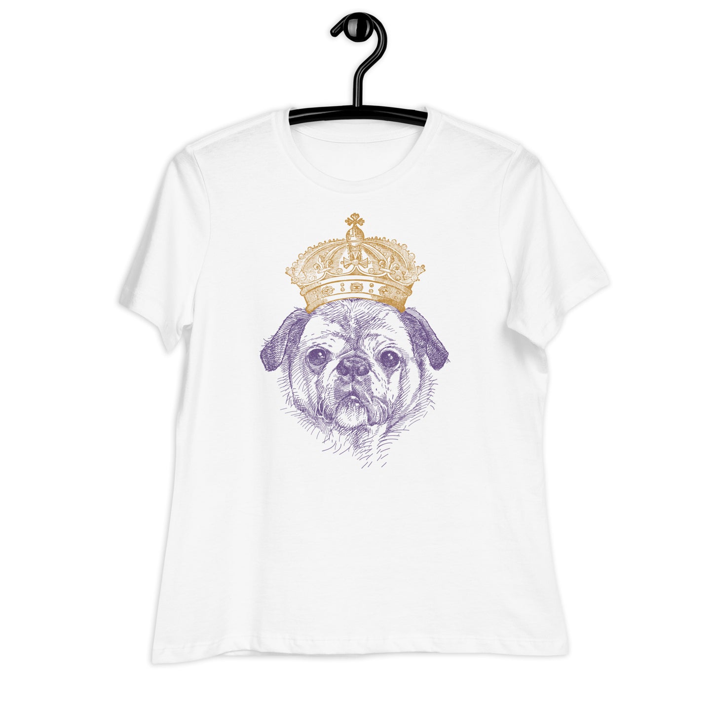 Royal Pug Women's Relaxed T-Shirt