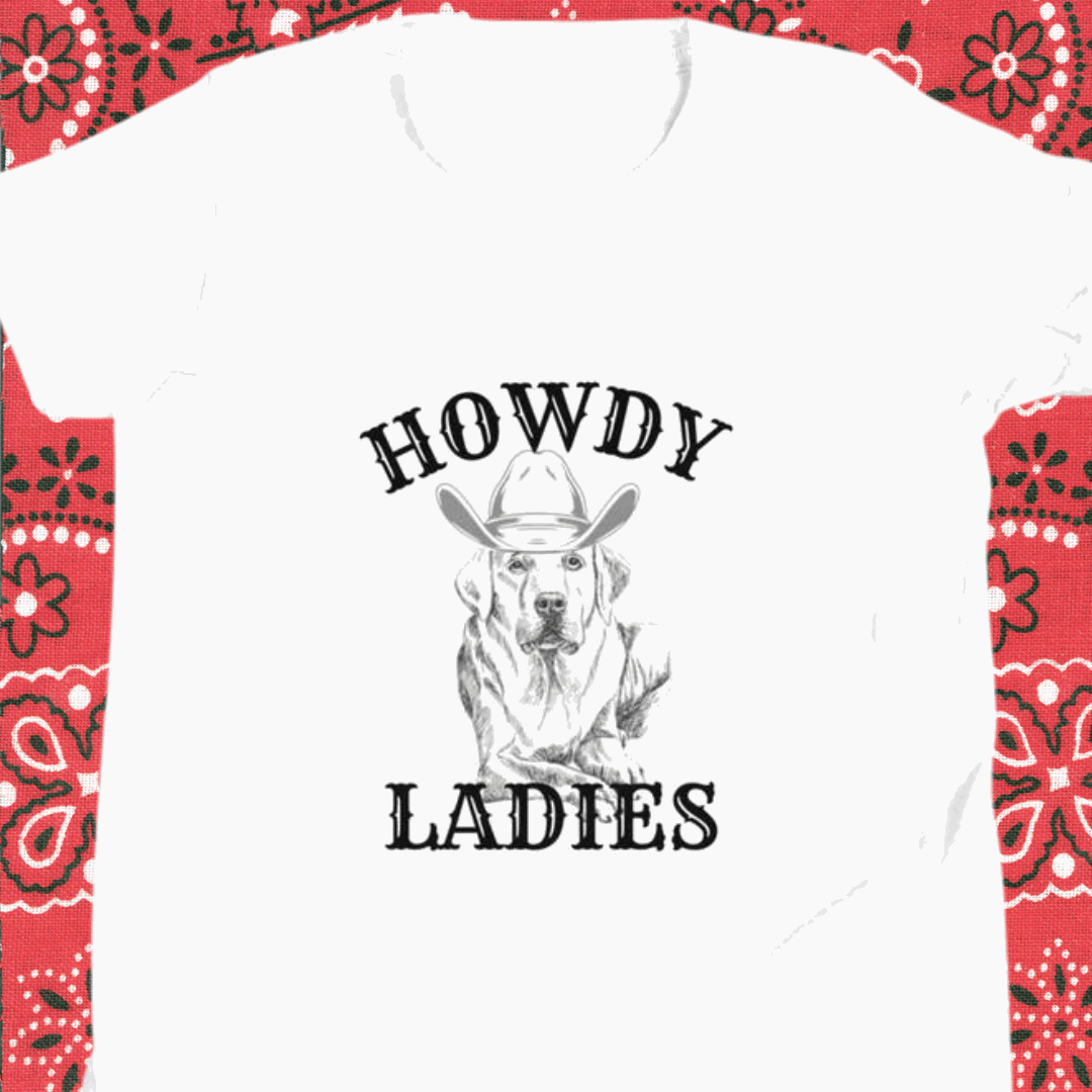 Howdy Ladies Youth Short Sleeve T-Shirt