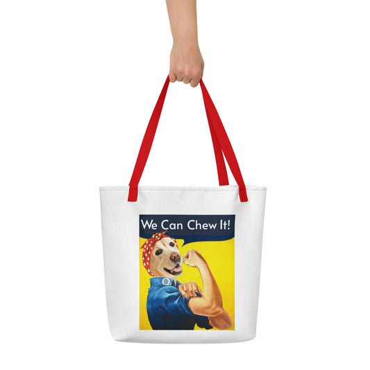 We Can Do It Large Tote Bag