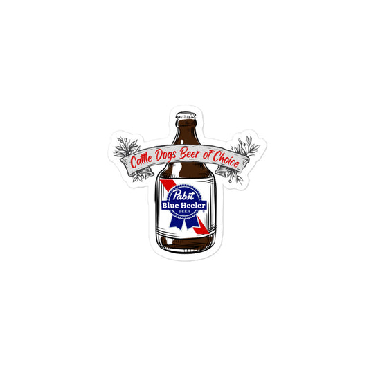 Pabst Blue Heeler stickers