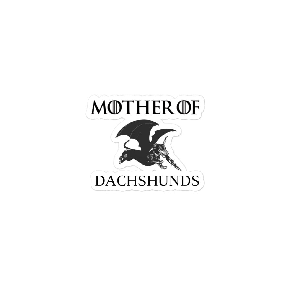 Mother of Dachshunds stickers