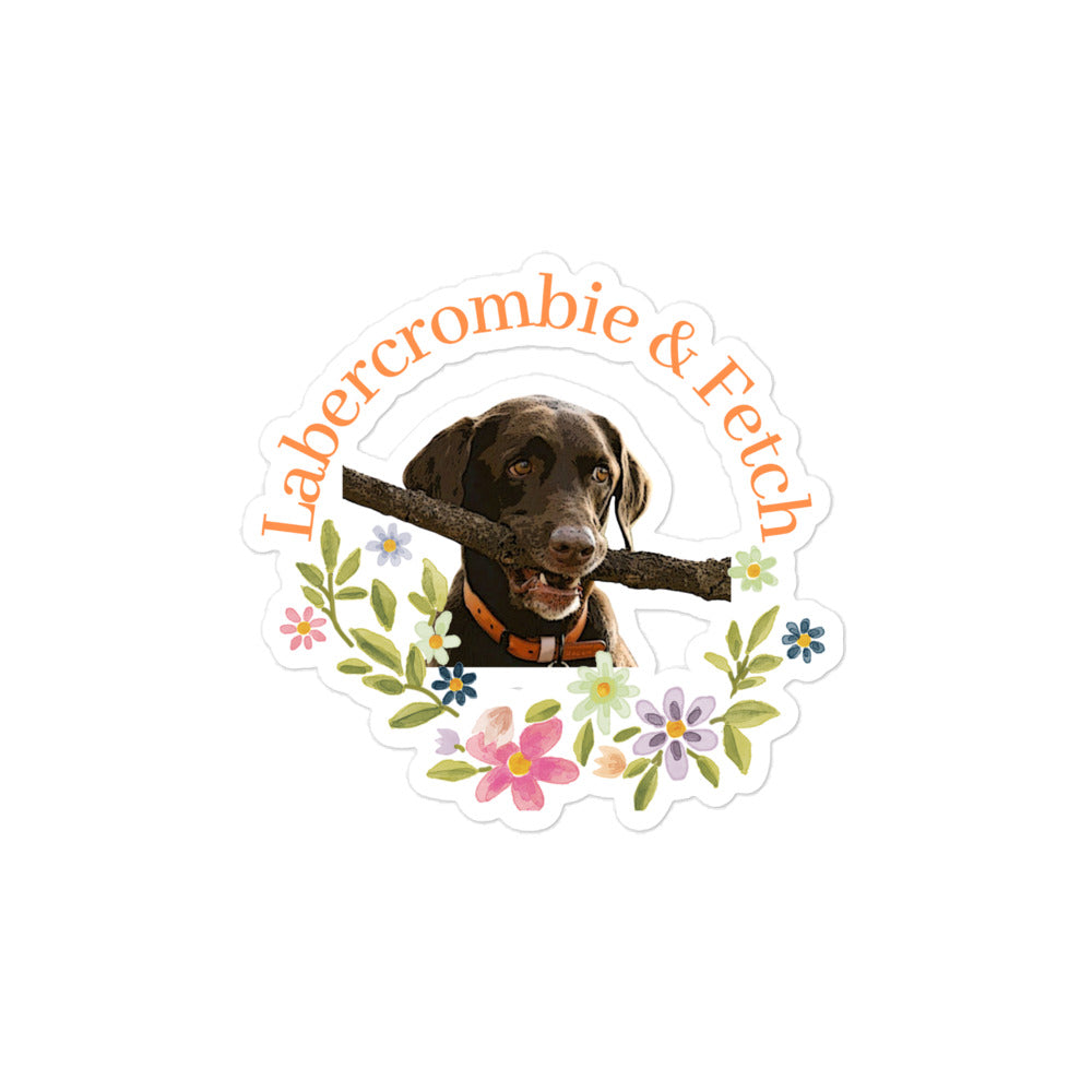 Floral Labercrombie stickers