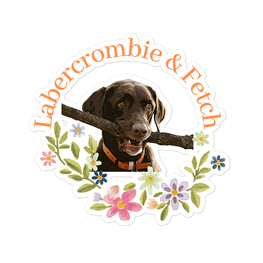 Floral Labercrombie stickers