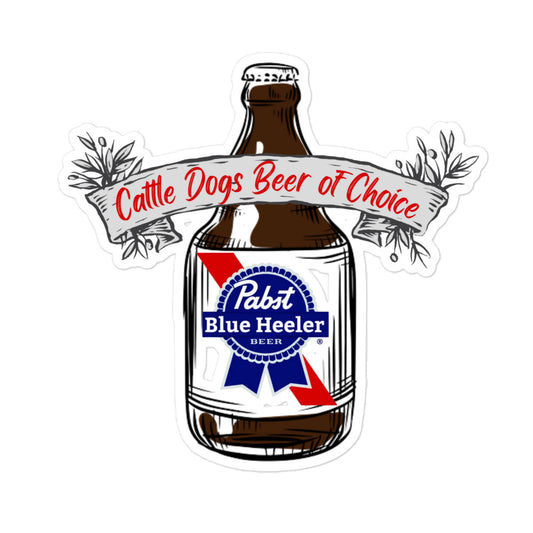 Pabst Blue Heeler stickers