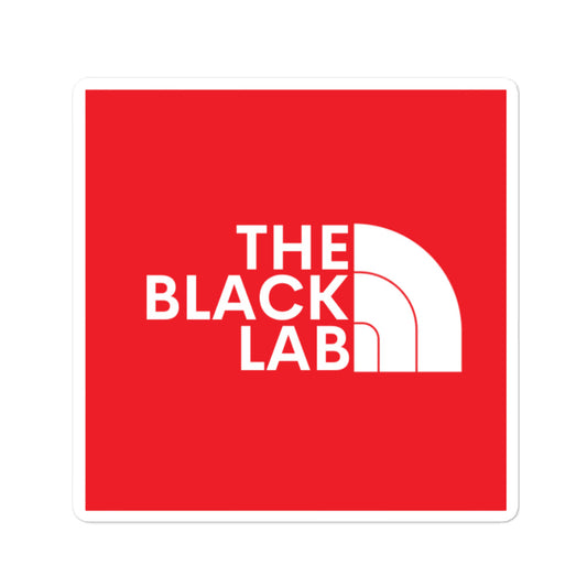 The Black Lab Red stickers