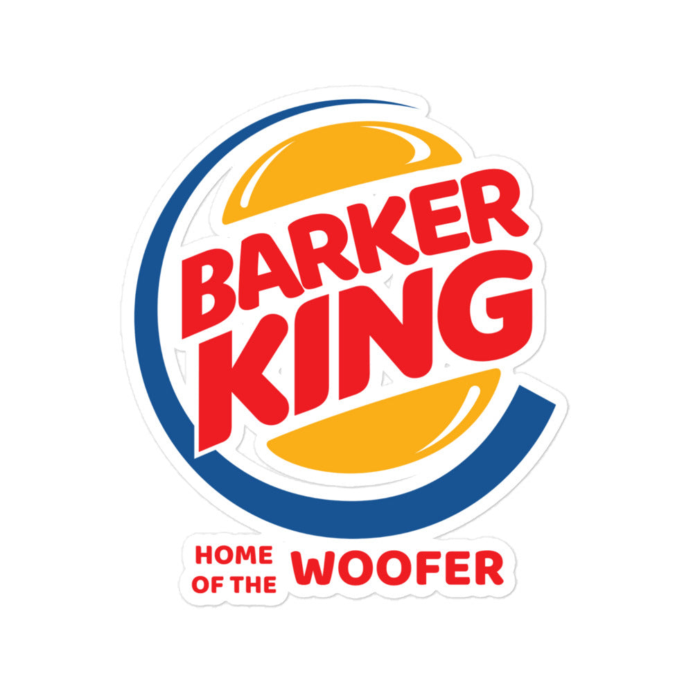 Barker King stickers