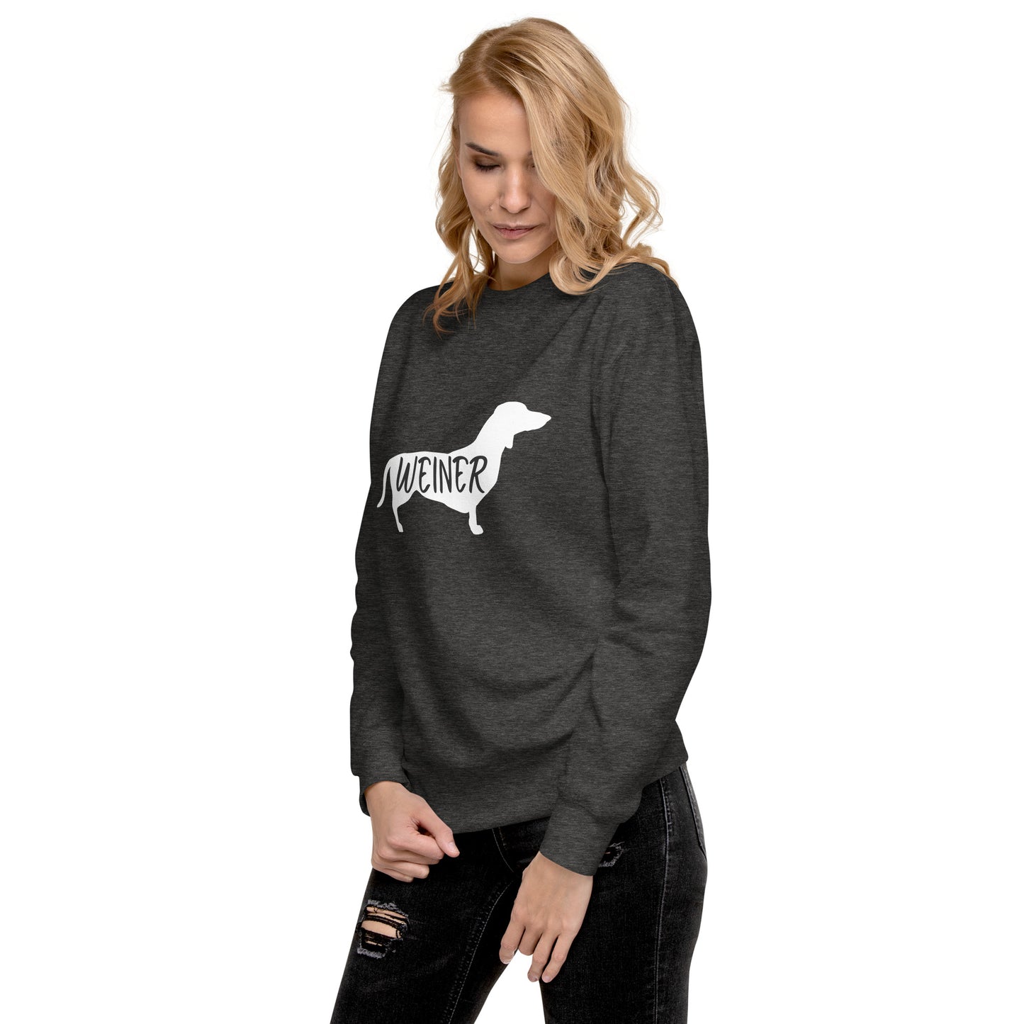 Weiner Dog Womens Sweatshirt
