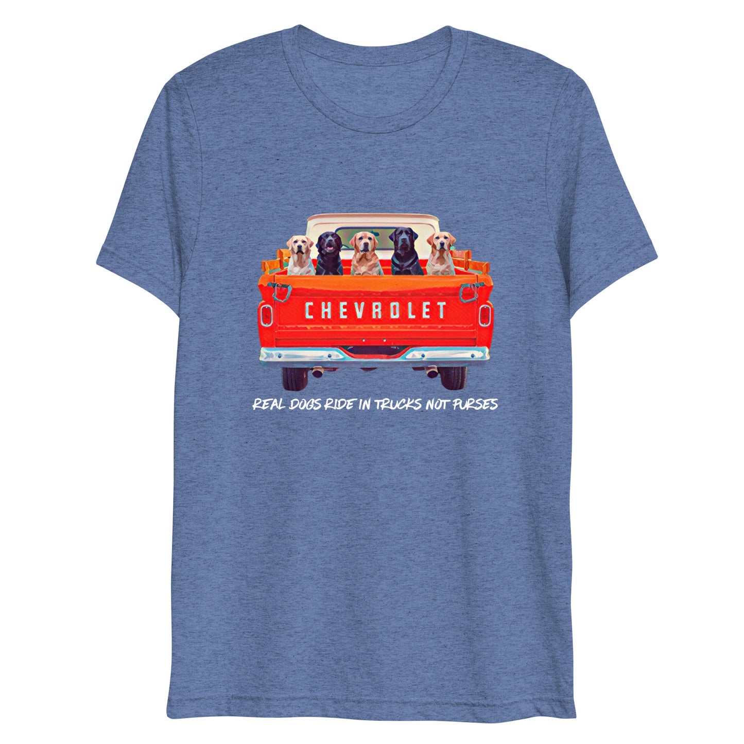 Real Dogs Ride in Trucks Short sleeve t-shirt