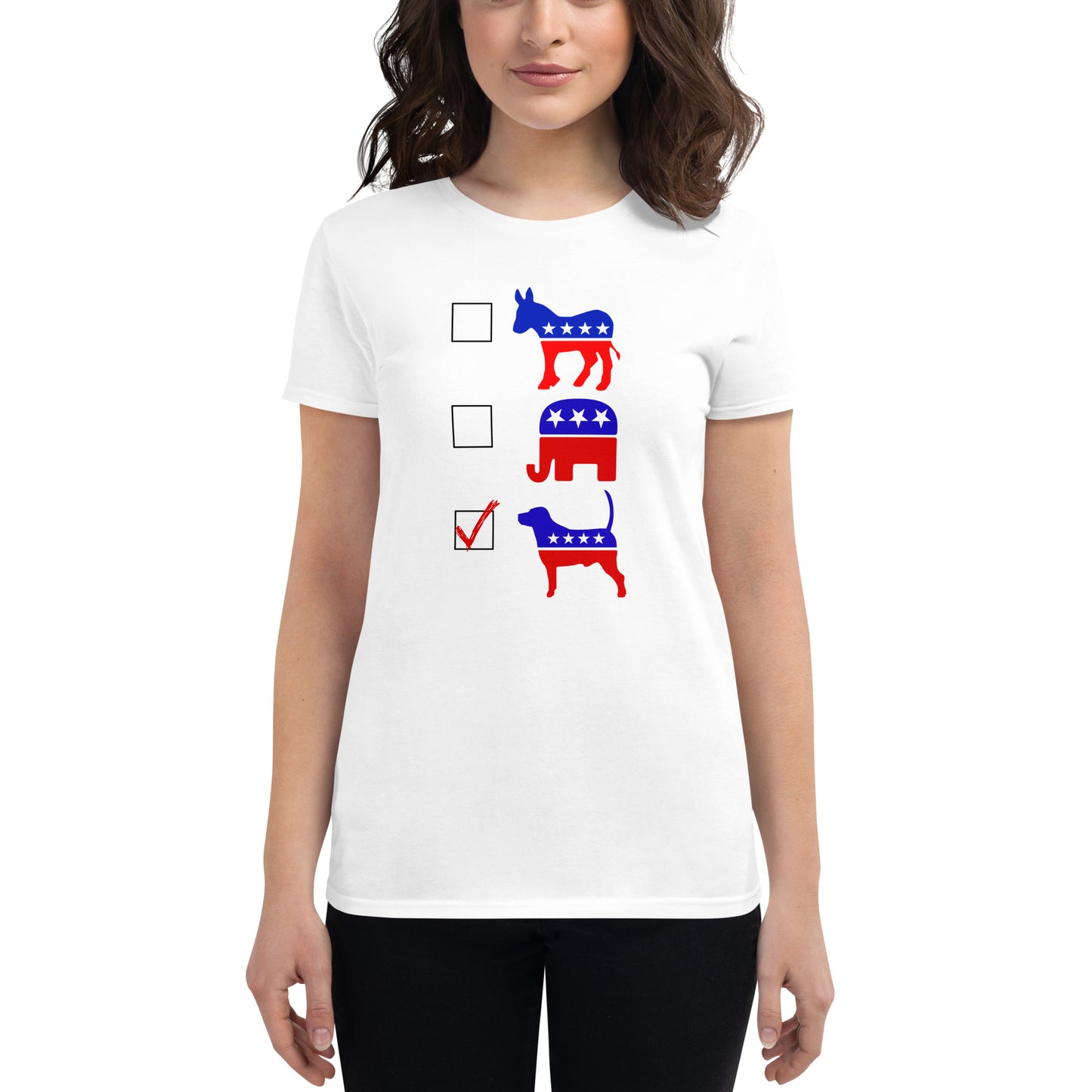 Vote Dogs Women's short sleeve t-shirt