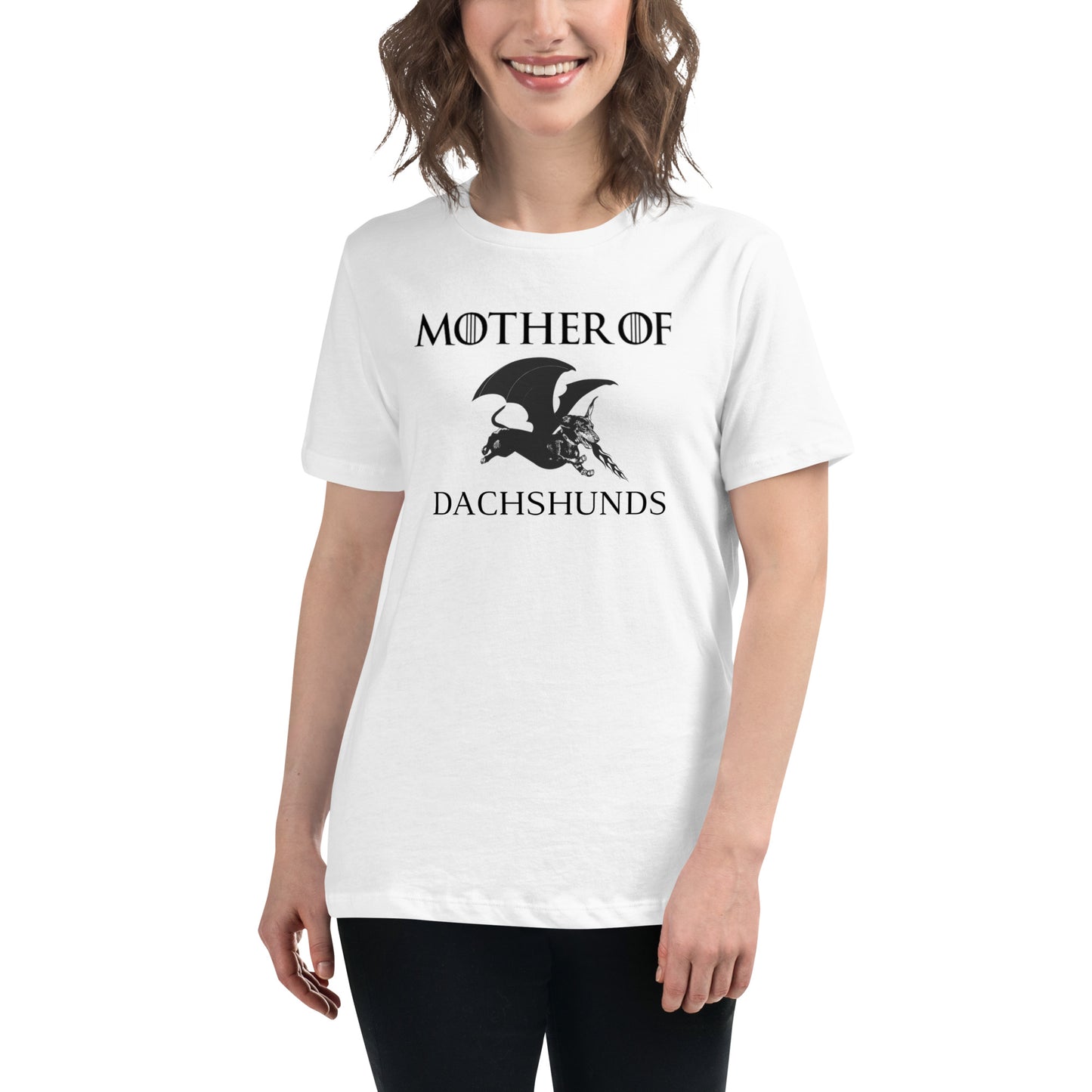 Game of Bones Mother of Dachshunds Women's Relaxed T-Shirt